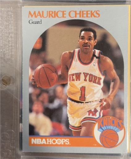 1990-91 NBA Hoops #202 Maurice Cheeks — front