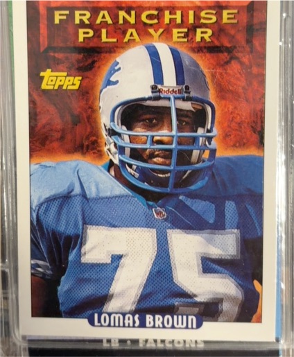 1993 Topps #82 Lomas Brown — front