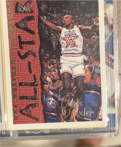 1994-95 Topps #184 Clyde Drexler — front