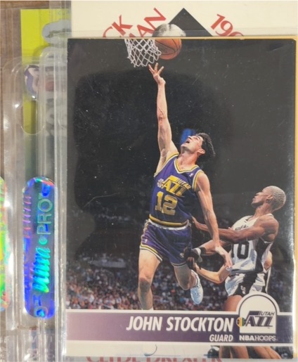 1994-95 NBA Hoops #214 John Stockton — front