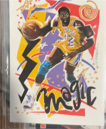 1990 Hoops #367 Magic Johnson — front