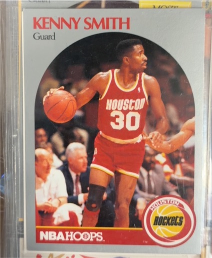 1990 NBA Hoops #414 Kenny Smith — front