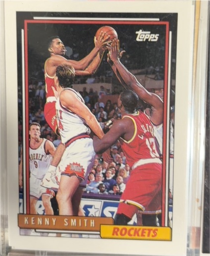 1992-93 Topps #170 Kenny Smith Houston Rockets — front