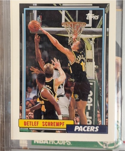 1992-93 Topps #64 Detlef Schrempf Indiana Pacers — front