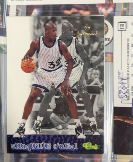 1995 Classic Hallmark #HK1 Shaquille O'Neal — front