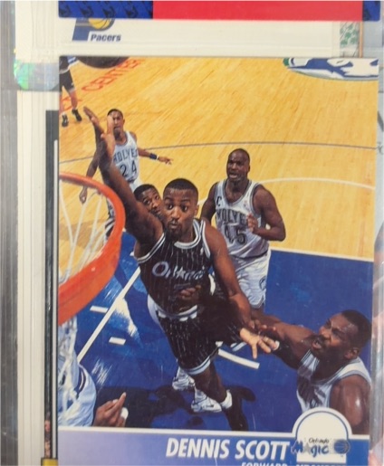 1994-95 Hoops #154 Dennis Scott Orlando Magic — front