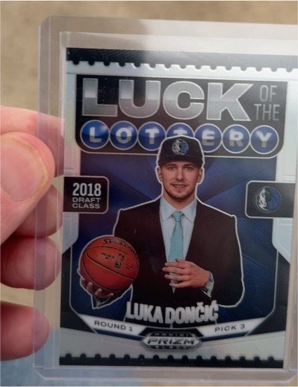2018 Panini Prizm Luck of the Lottery #Luck of the Lottery Luka Doncic — front