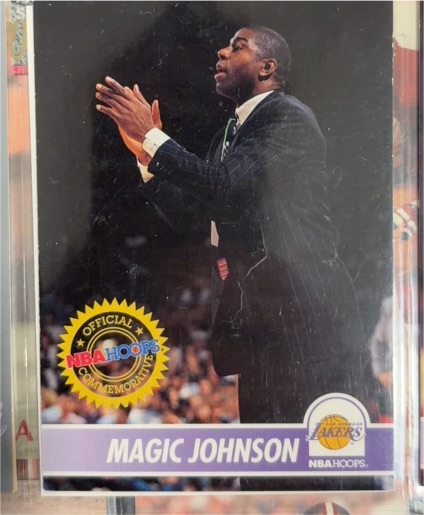 1994-95 SkyBox NBA Hoops #296 Magic Johnson — front