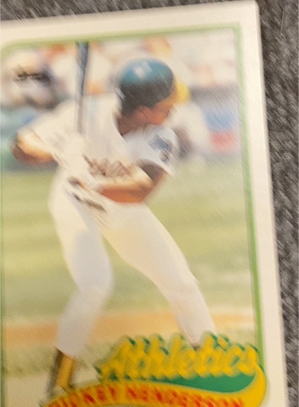 1991 Score #161 Rickey Henderson — front