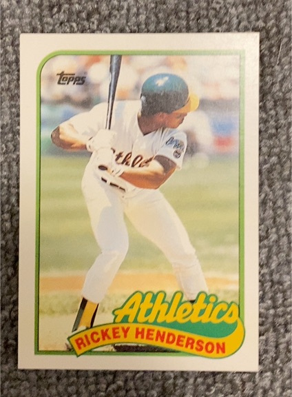 1989 Topps Traded #48T Rickey Henderson — front