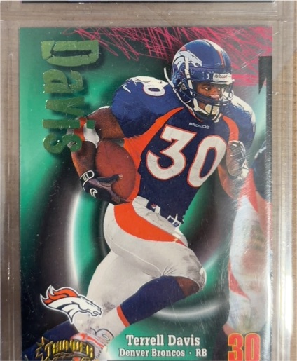 1998 SkyBox Thunder #202 Terrell Davis — front