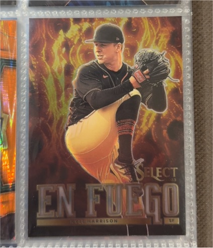 2023 Panini Select #EF12 Kyle Harrison En Fuego — front