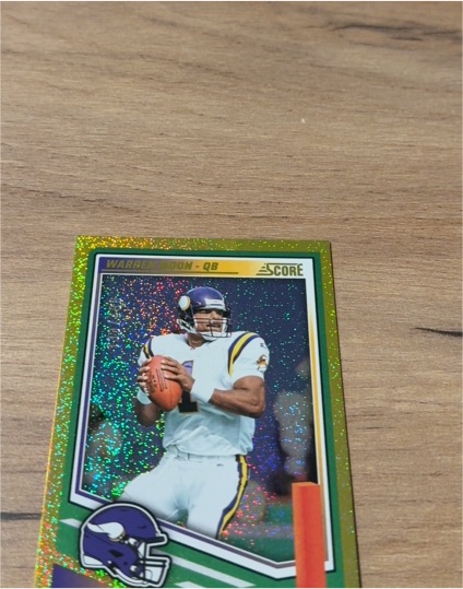 1991 Score #QB Warren Moon — front