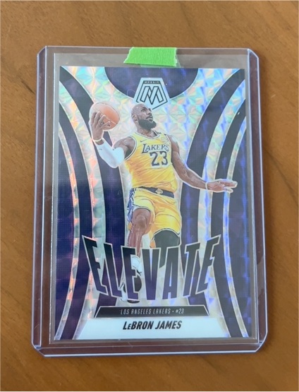 2024-25 Panini Mosaic #13 LeBron James Elevate — front