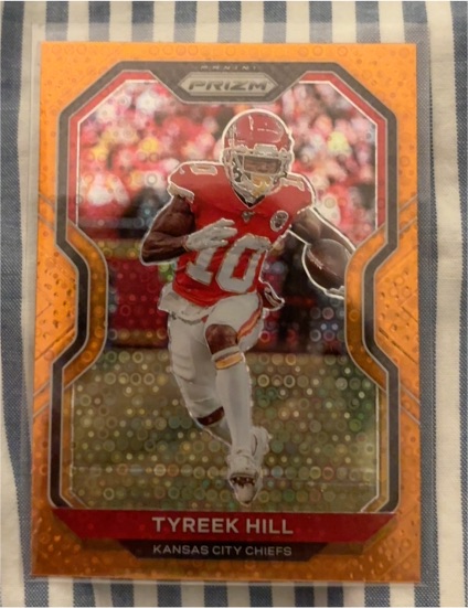 2020 Panini Prizm #120 Tyreek Hill — front