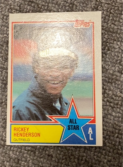 1983 Topps #391 Rickey Henderson — front