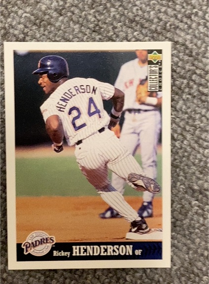1995 Upper Deck Collector's Choice #24 Rickey Henderson — front
