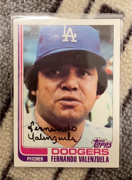 1982 Topps #510 Fernando Valenzuela — front