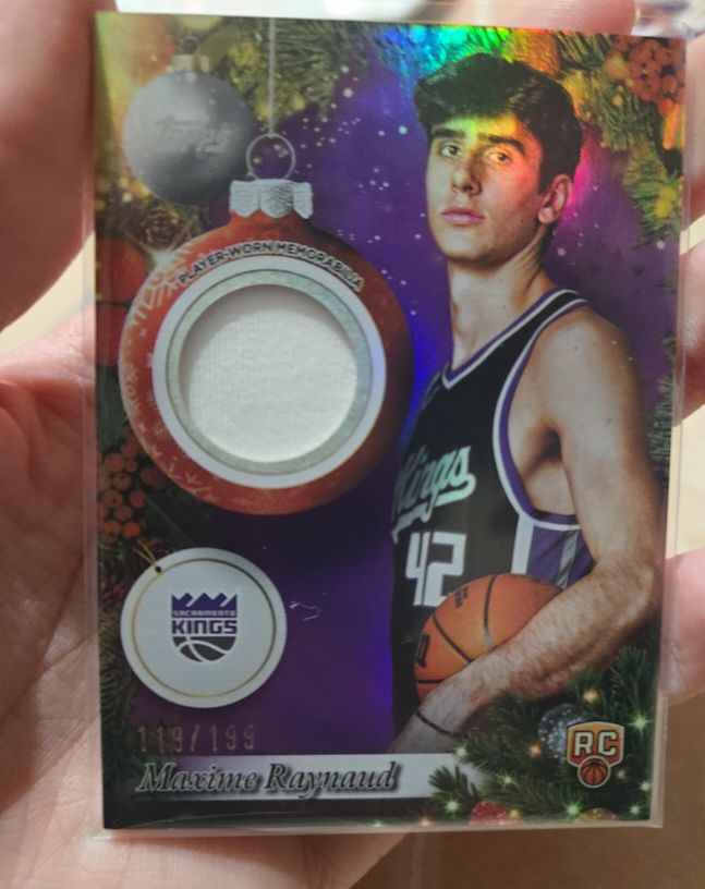 2025-26 Topps Holiday #PR-MR Maxime Raynaud — front