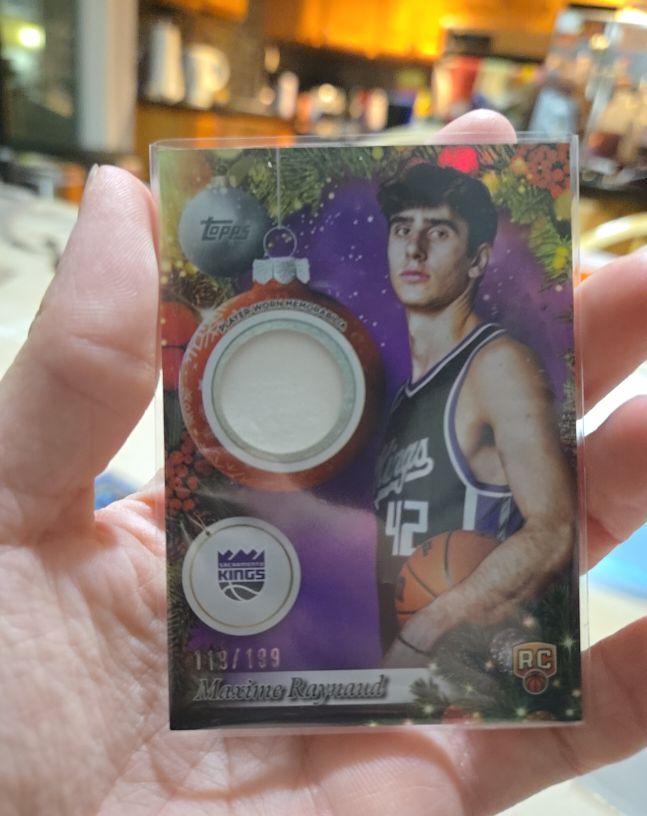 2025-26 Topps Holiday #PR-MR Maxime Raynaud — front
