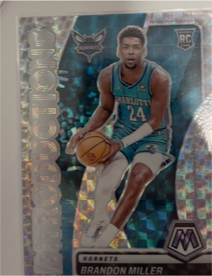 2023-24 Panini Mosaic Introductions #13 Brandon Miller — front