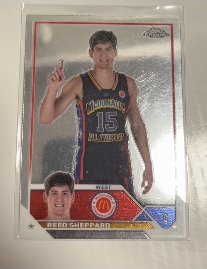 2023 Topps Chrome McDonald's All American #70 Reed Sheppard — front