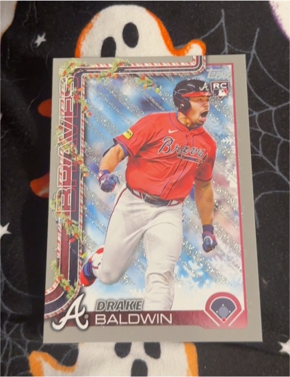 2025 Topps Holiday #H60 Drake Baldwin — front