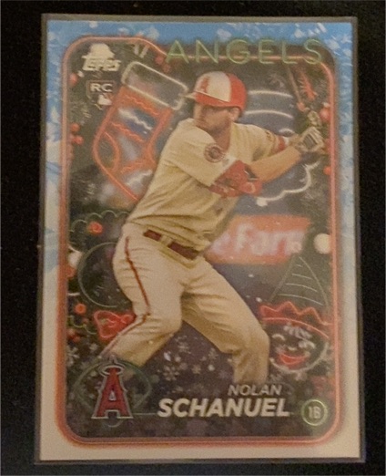 2024 Topps Holiday #H59 Nolan Schanuel — front