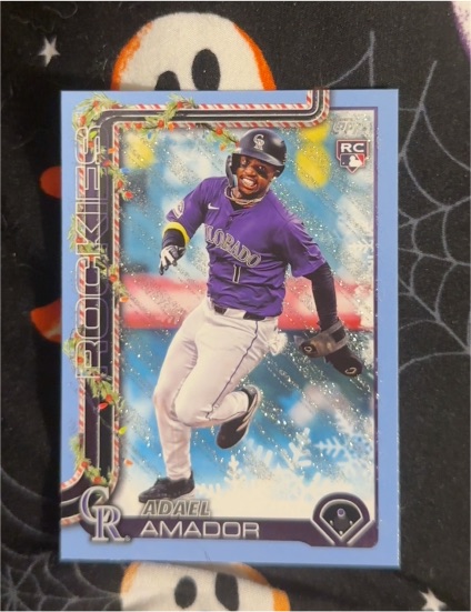 2025 Topps Holiday #H42 Adael Amador — front