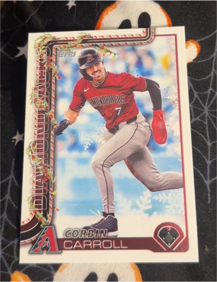 2025 Topps Holiday #H158 Corbin Carroll — front