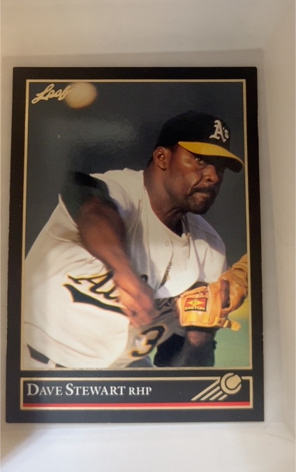 1992 Leaf #258 Dave Stewart — front