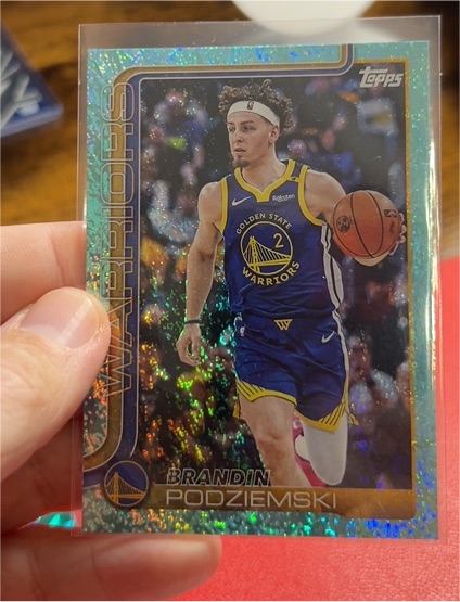 2025 Topps #141 Brandin Podziemski — front