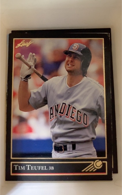 1992 Leaf #261 Tim Teufel — front