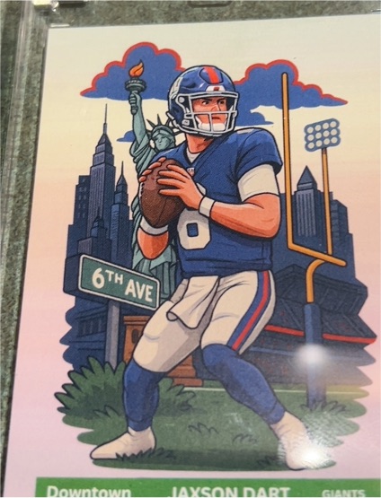 2024 Panini Donruss Downtown #8 Daniel Jones — front