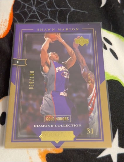 2004-05 Upper Deck All-Star Lineup Gold Honors #31 Shawn Marion — front