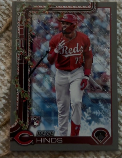 2025 Topps Holiday #H168 Rece Hinds — front