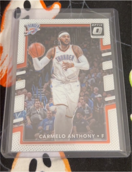 2017-18 Donruss Optic #96 Carmelo Anthony — front