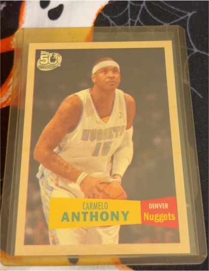 2007-08 Topps 1957-58 Variations #15 Carmelo Anthony — front