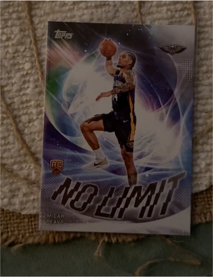 2025-26 Topps #NL-39 Micah Peavy No Limit Rookie — front