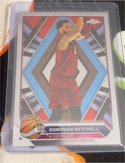 2023-24 Topps Chrome #45 Donovan Mitchell — front