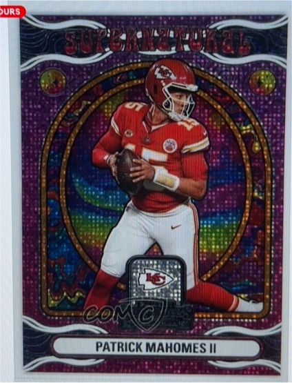 2024 Panini Contenders Supernatural Sparkle #1 Patrick Mahomes II — front