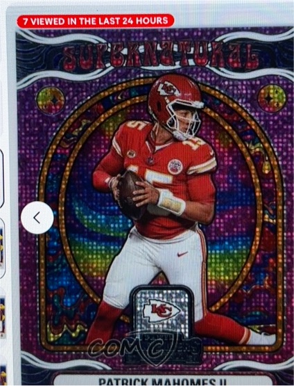 2024 Panini Contenders #1 Patrick Mahomes II Supernatural — front