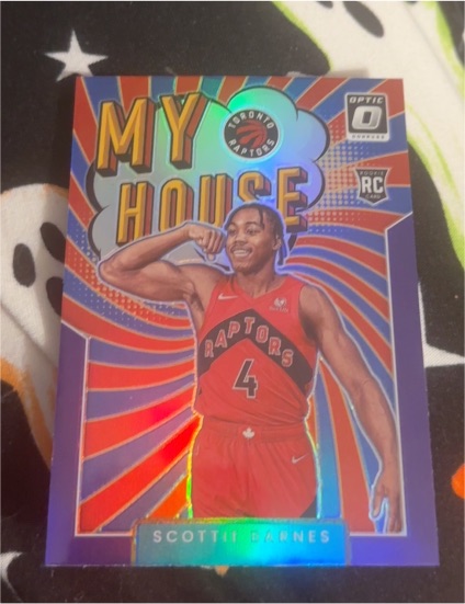 2021-22 Panini Donruss Optic #19 Scottie Barnes My House — front