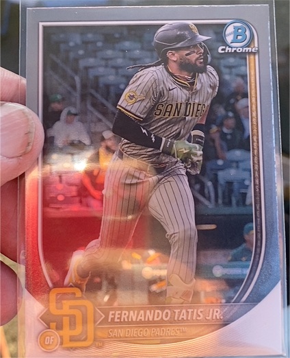 2025 Bowman Chrome #8 Fernando Tatis Jr. — front