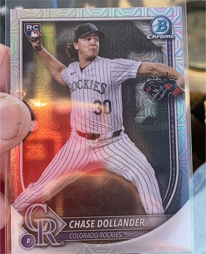 2025 Bowman Chrome #62 Chase Dollander — front