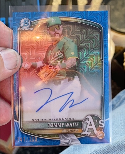 2025 Bowman Chrome #38 Tommy White — front