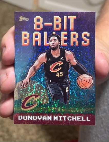 2025-26 Topps Basketball #8B-11 Donovan Mitchell 8-Bit Ballers — front
