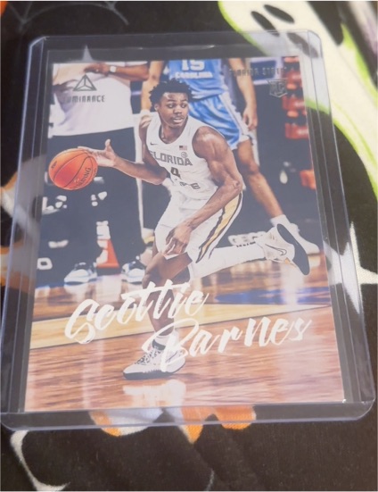2021 Panini Chronicles Draft Picks Luminance #82 Scottie Barnes — front