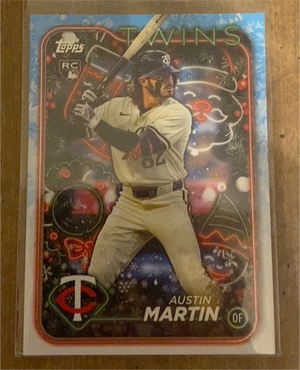 2024 Topps Holiday #H67 Austin Martin — front