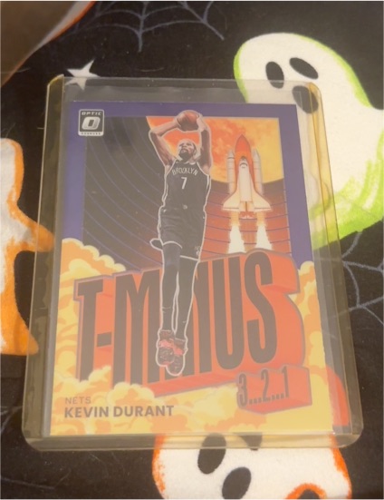 2021-22 Panini Donruss Optic #6 Kevin Durant T-Minus 3, 2, 1 — front